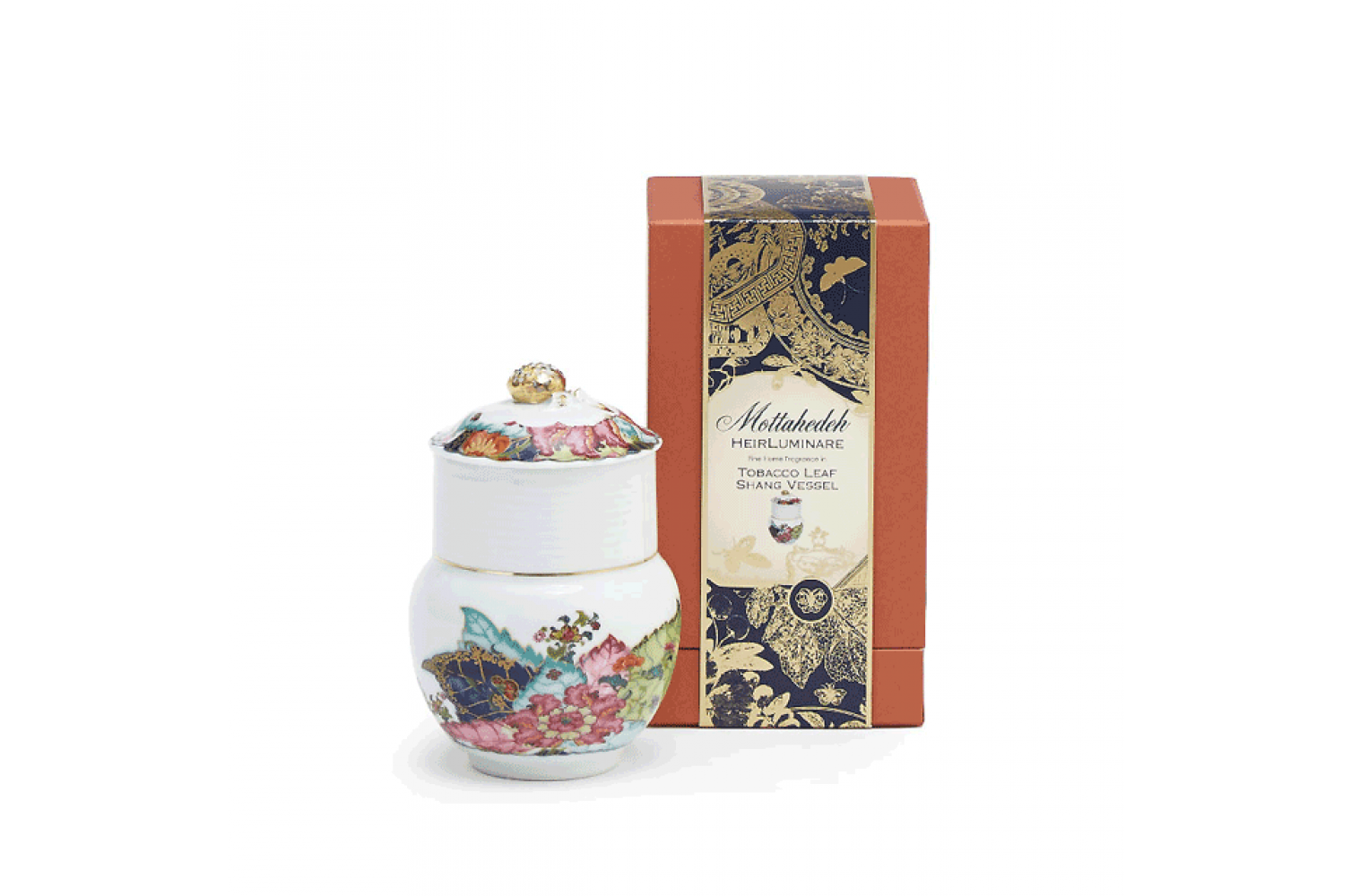 Mottahedeh Tobacco Leaf Shang Votive