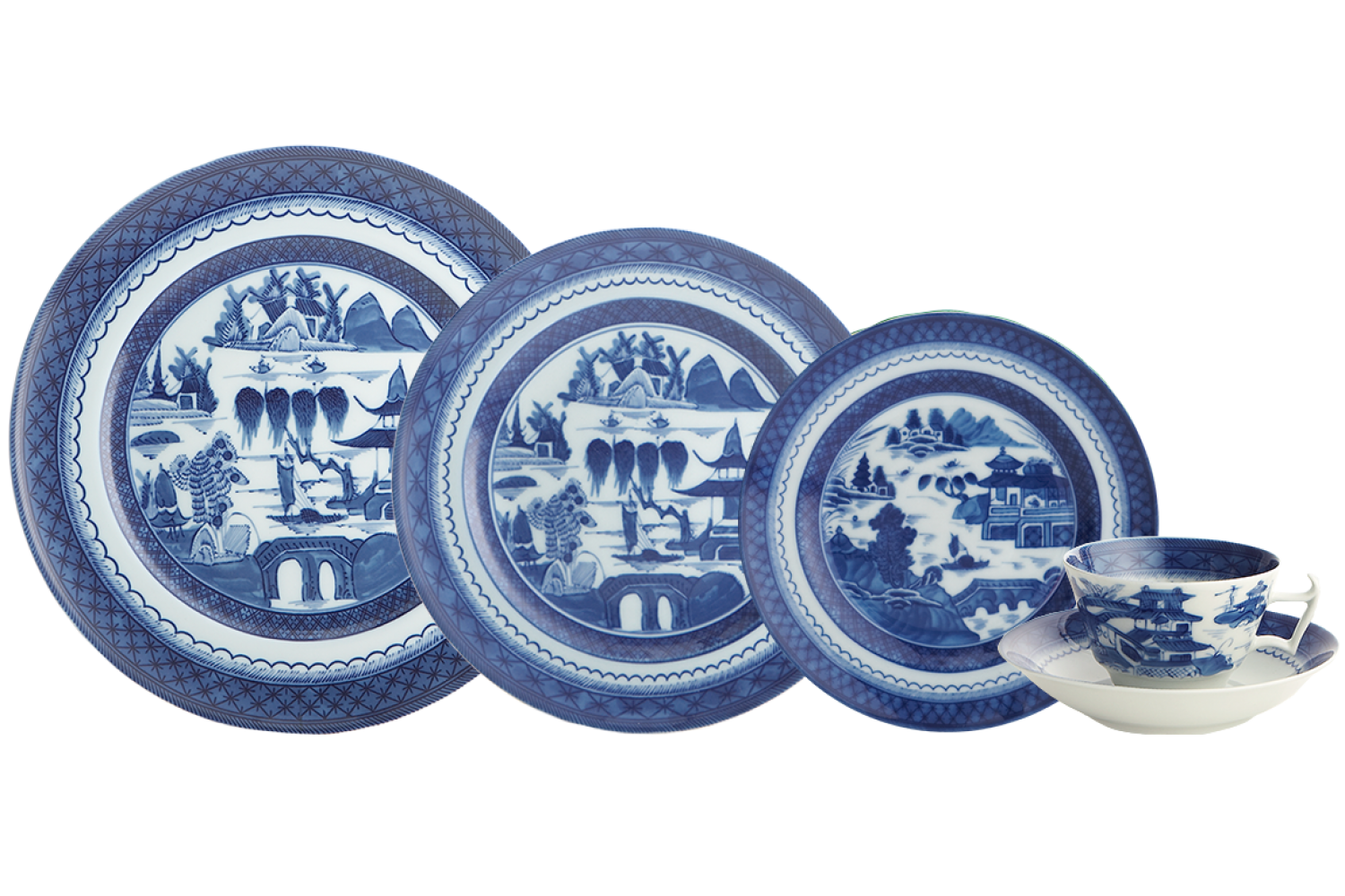 Mottahedeh Blue Canton Dinnerware