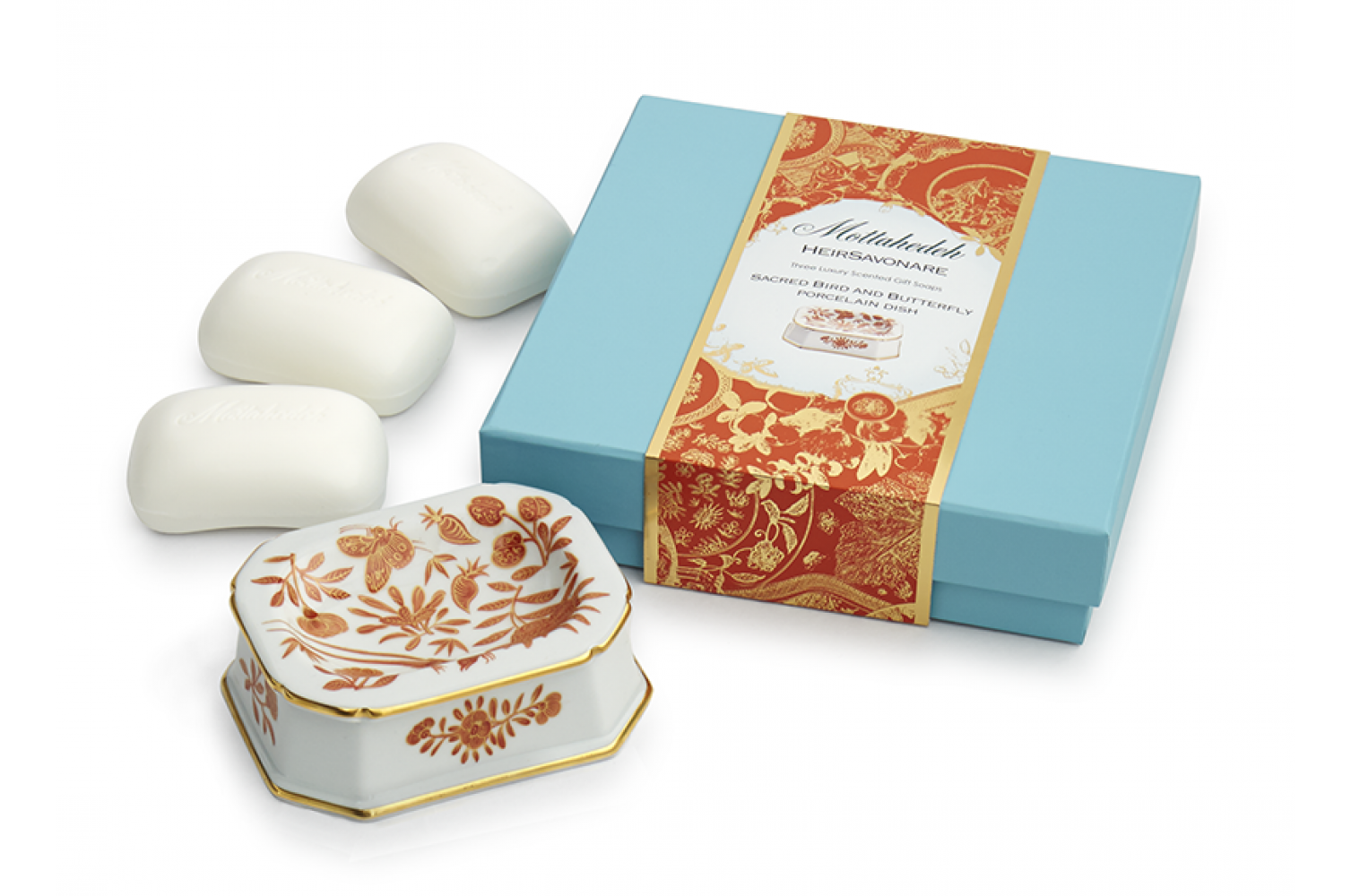 Mottahedeh Bird & Butterfly Gift Soap Set