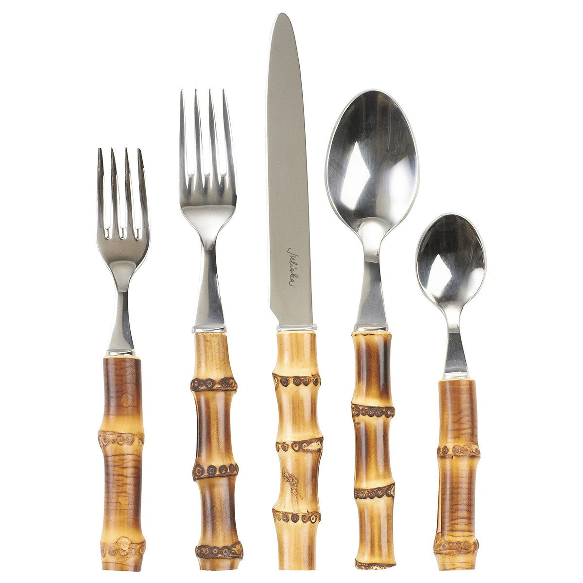 Juliska Natural Bamboo 5 Piece Setting