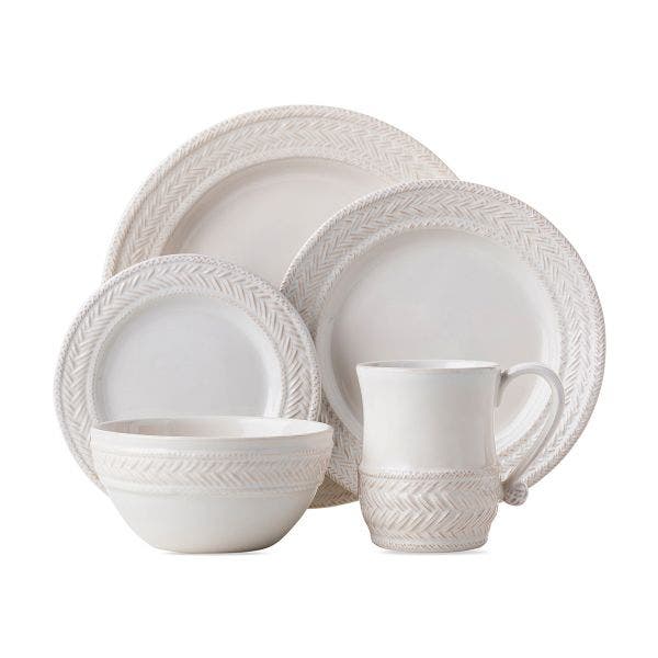 Juliska Le Panier Whitewash Dinnerware