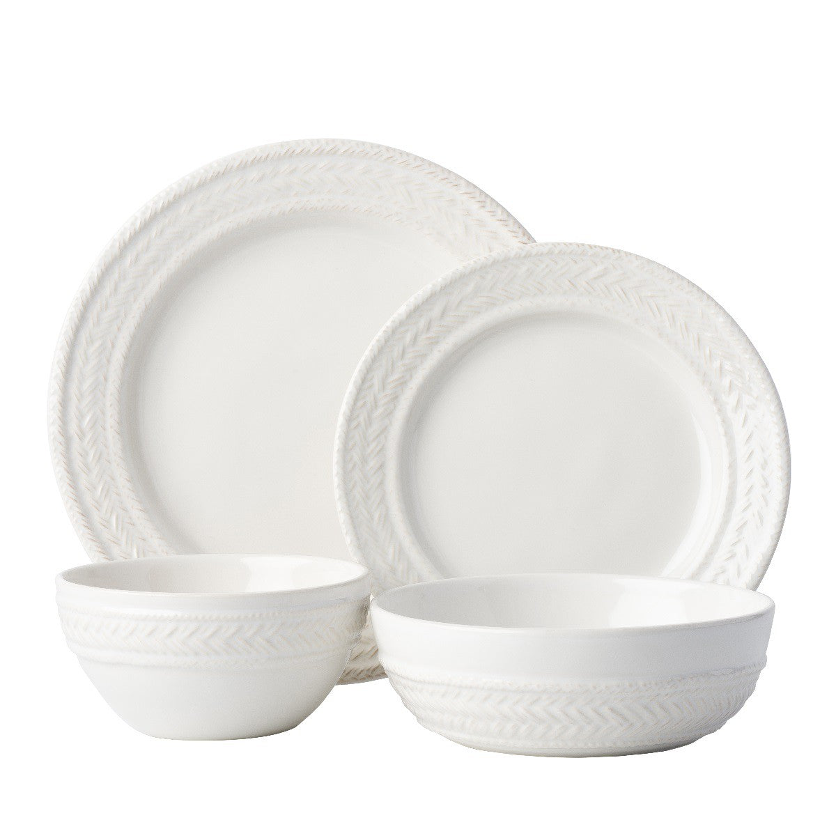 Juliska Le Panier Whitewash Dinnerware