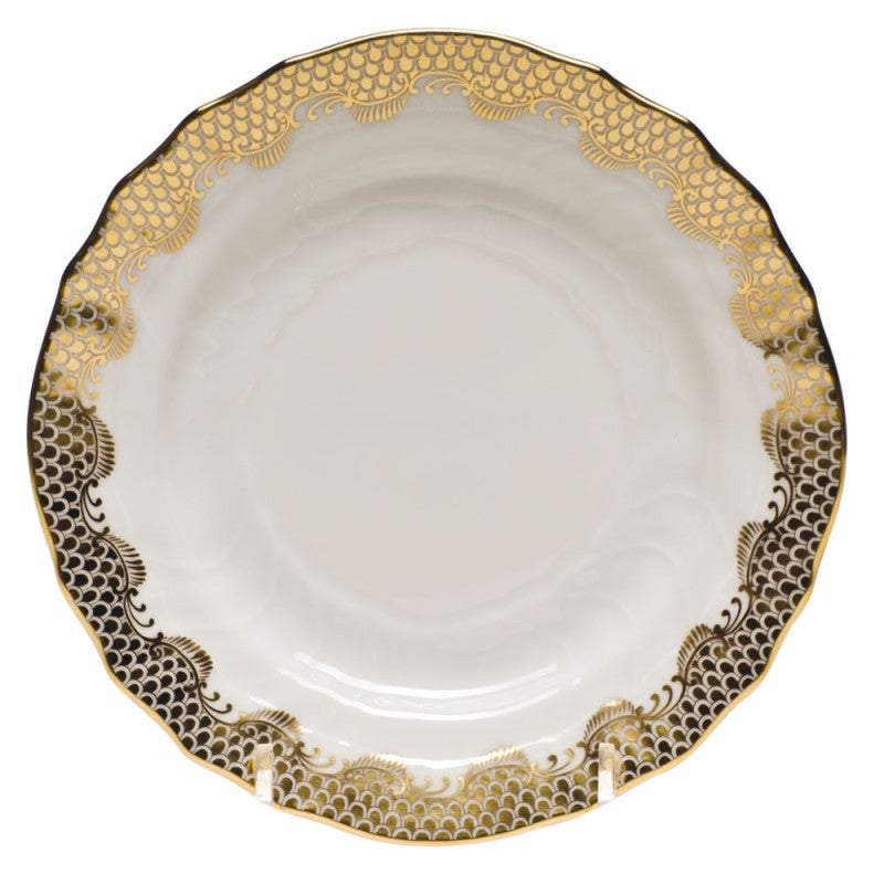 Herend Gold Fish Scale Dinnerware