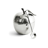Michael Aram Apple Honey Pot with Spoon, Nickel
