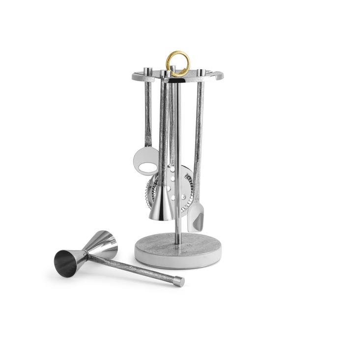 Michael Aram Ivy & Oak Bar Tool Set with Stand