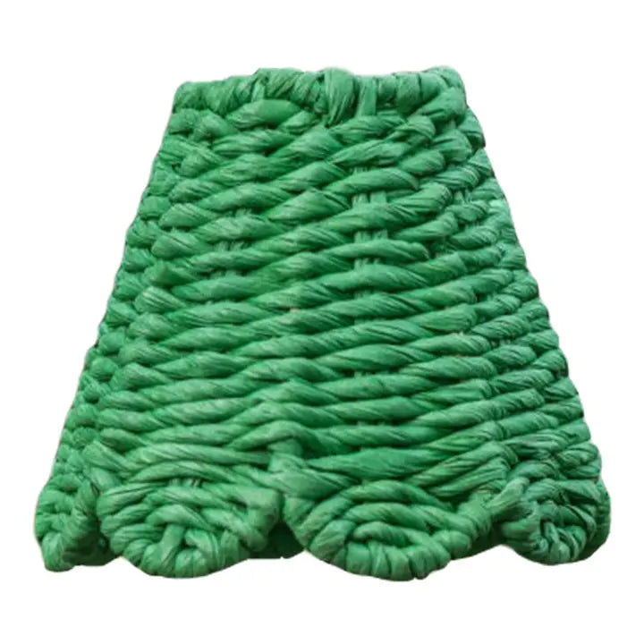 Maison Maison Design x Zafferano Scalloped Twisted Green Rope Shade