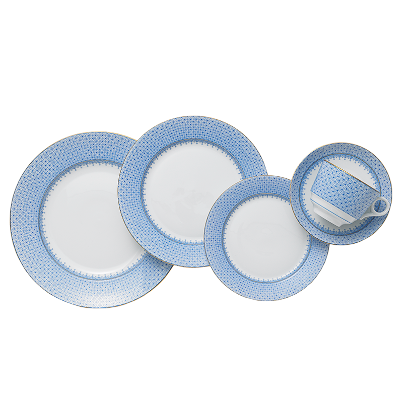 Mottahedeh Cornflower Lace Dinnerware