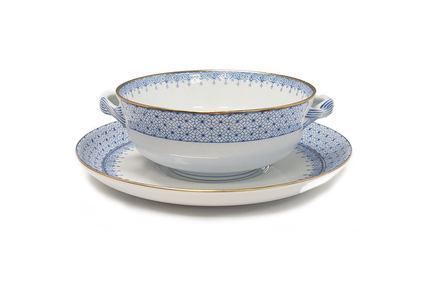 Mottahedeh Cornflower Lace Dinnerware