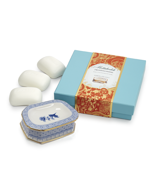 Mottahedeh Cornflower Lace Gift Soap Set