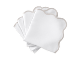 Matouk Scallop Edge Napkin- Set of 4