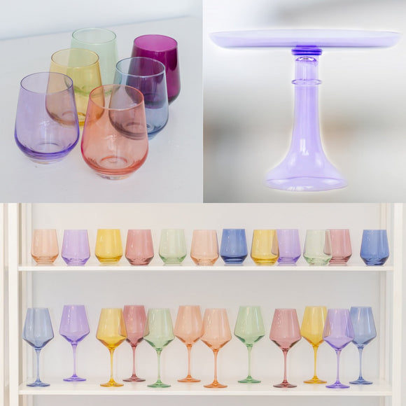 Estelle Colored Glassware