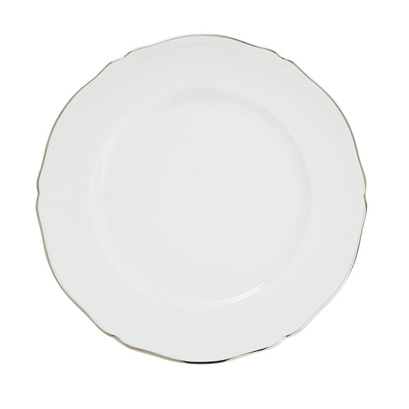Corona Platino Dinner Plate
