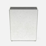 Caro Wastebasket - Silver Medallion