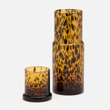 Faro Cylinder Carafe, Hand Blown Glass