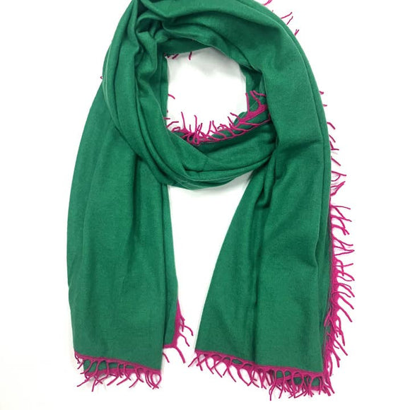 Pure Cashmere Felted Scarf