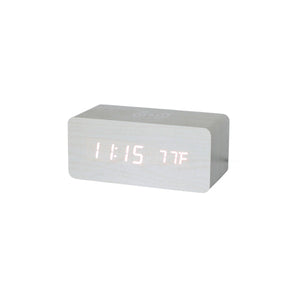 White Wireless Phone Charger/Digital Clock