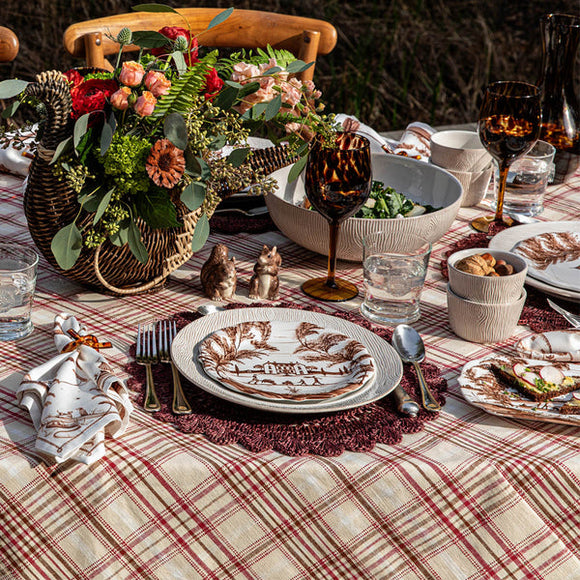 Juliska Harvest Tartan Tablecloth