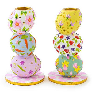 Patience Brewster Egg Candle Holders - Set of 2