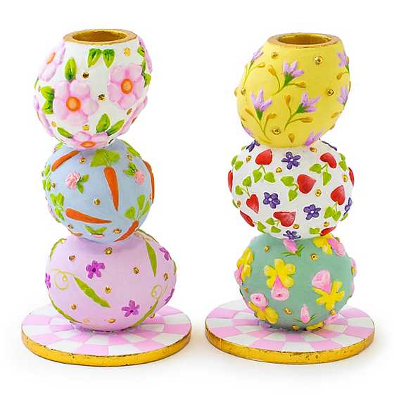 Patience Brewster Egg Candle Holders - Set of 2