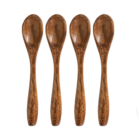 Juliska Bilbao Wood Petite Spoons, Set of 4