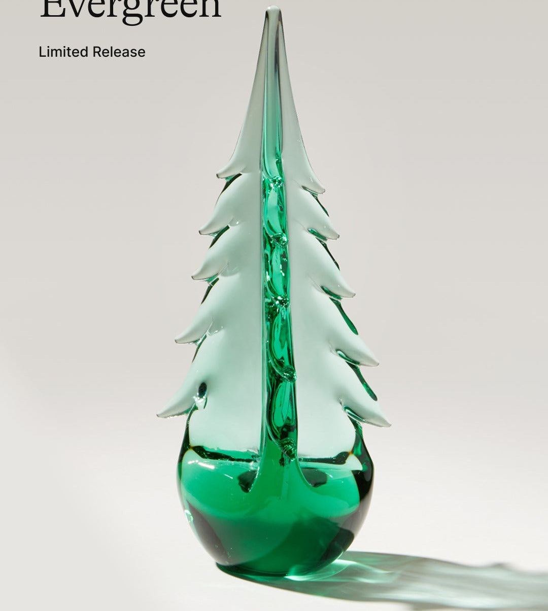Simon Pearce Green Mountain Evergreen in Gift Box