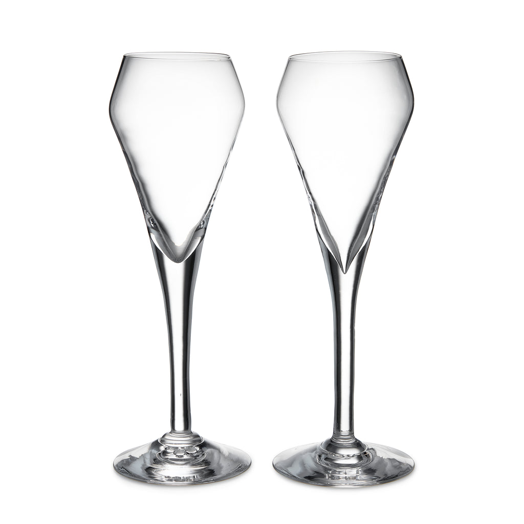 Simon Pearce Vintner Flute in Gift Box - Set of 2