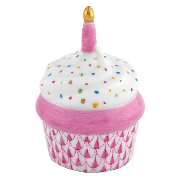 Herend Cupcake with Candle