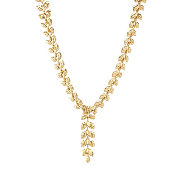 Golden Laurel Convertible Necklace