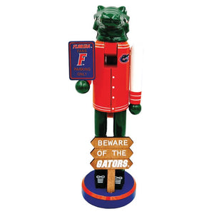 12" Florida Beware of the Gators Nutcracker