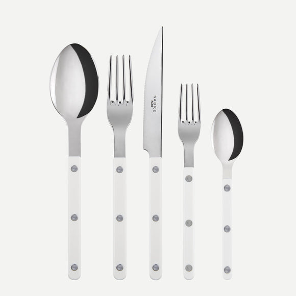 Bistrot Shiny 5 Piece Place Setting - White