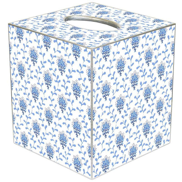 Blue Provencial Print Tissue Box Cover