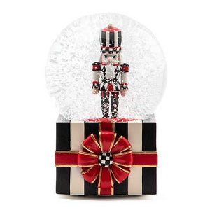 Nutcracker Gift Snow Globe