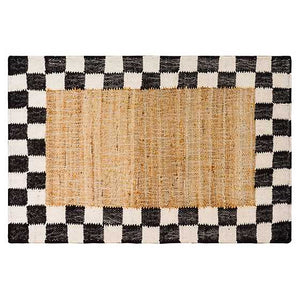 Jute Rug - Check - 2x3