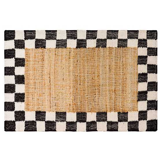 Jute Rug - Check - 2x3
