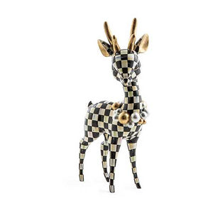 Courtly Check Deary Deer, Gold