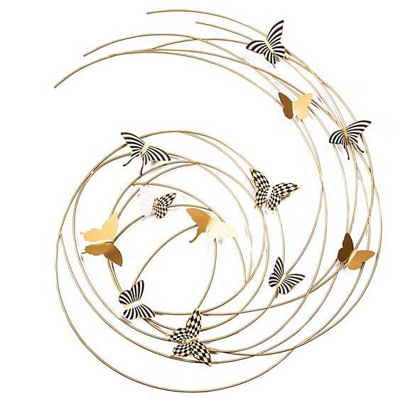 Butterfly Swirl Wall Art