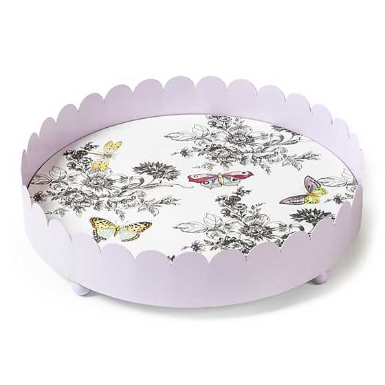 Butterfly Toile Tray