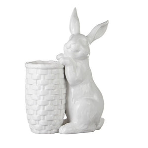 9.75" Rabbit Bud Vase