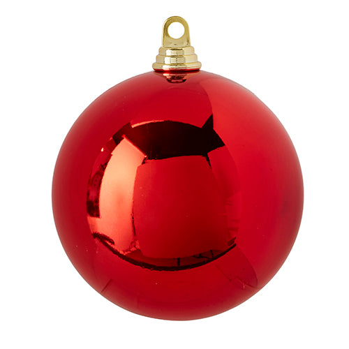 7" Red Ball Ornament