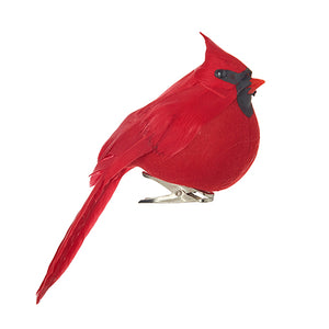 5.75" Clip-On Cardinal Ornament