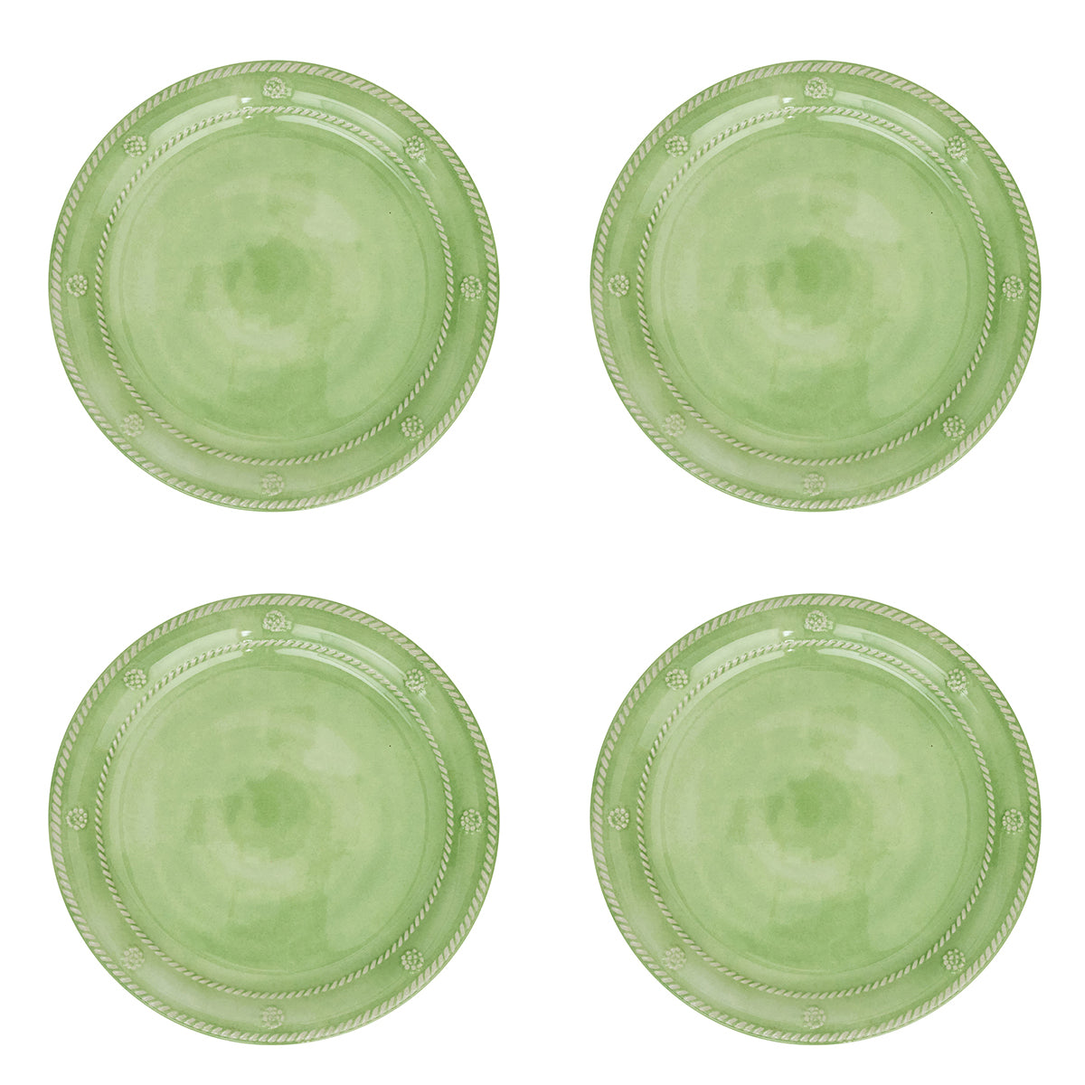Juliska Berry & Thread Melamine Dessert/Salad Plate Set/4