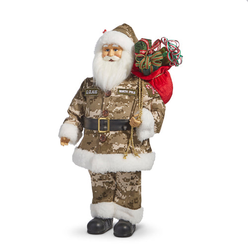 18" Army Santa