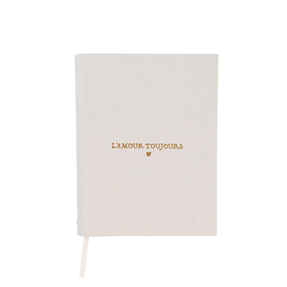 Juliska L'Amour Toujours Vegan Leather Embossed Journal - Gold