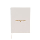 Juliska L'Amour Toujours Vegan Leather Embossed Journal - Gold