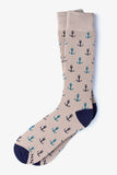 Stay Anchored Mini Anchor Nautical Sock by Alynn