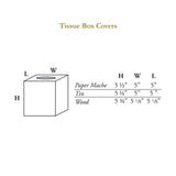 Blue Provencial Print Tissue Box Cover