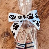 Bag of 6 Hand Dipped Small Dog Bones; For our furry friends