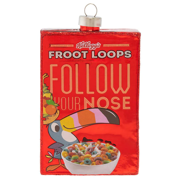 Froot Loops Vintage Cereal Box Ornament