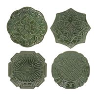 Juliska Jardins Du Monde Plates Assorted Set /4