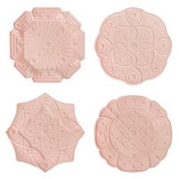 Juliska Jardins Du Monde Plates Assorted Set /4